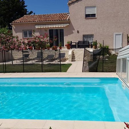 Villa Avec Plage A Pied Et Grande Piscine Sainte-Marie-la-Mer Exterior foto